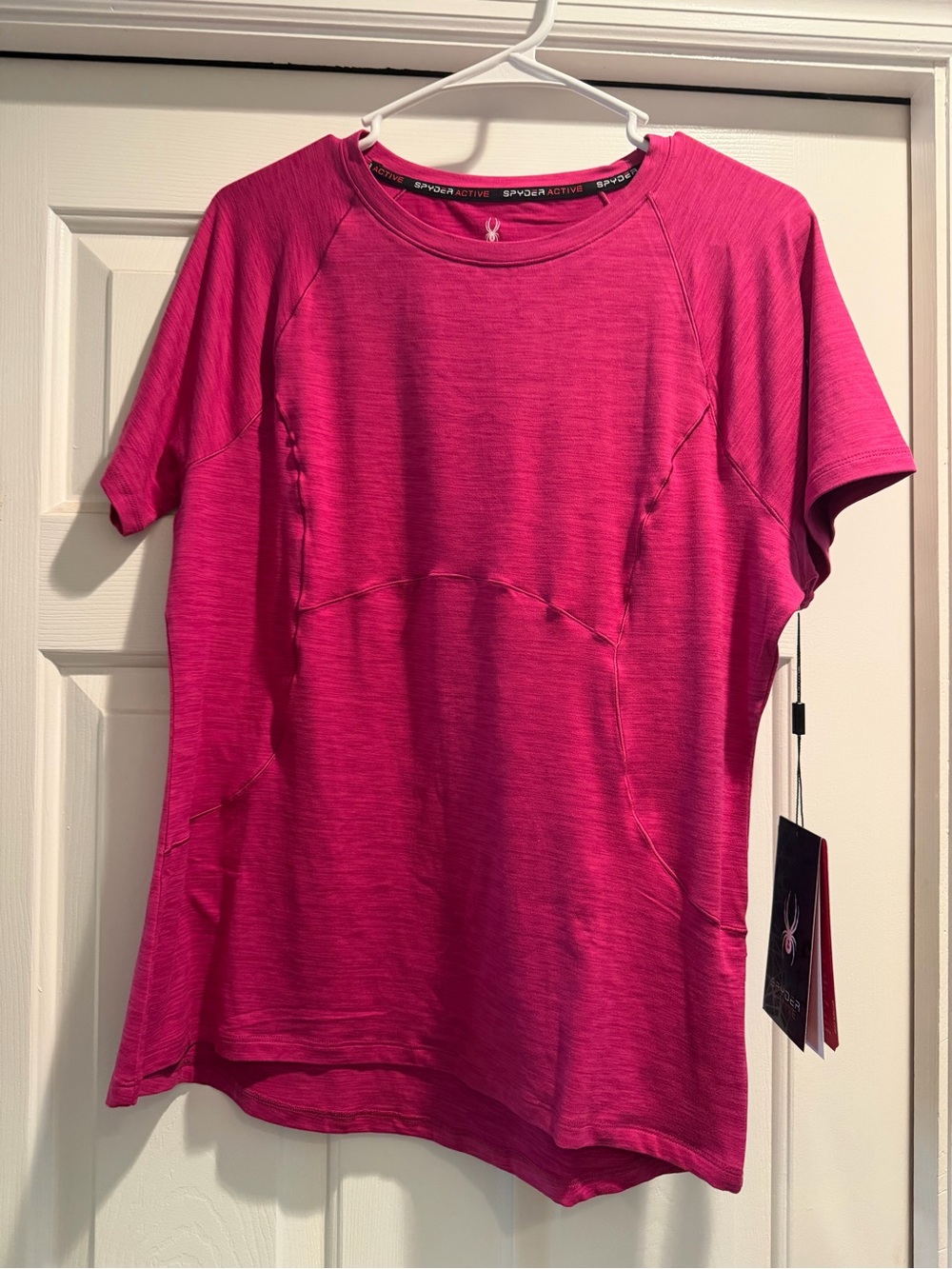 Spyder Women’s Bright Pink Short Sleeve Active Tee